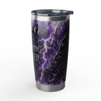 Lightning Wielder 20oz Tumbler — Purple Cosmic Moon Phase Travel Cup