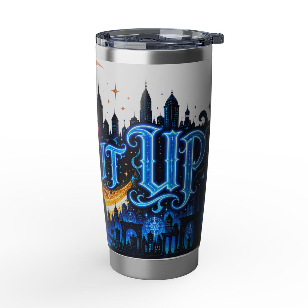 Night City Vagabond 20oz Tumbler | Moonlit Skyline Stanley-Style Travel Mug