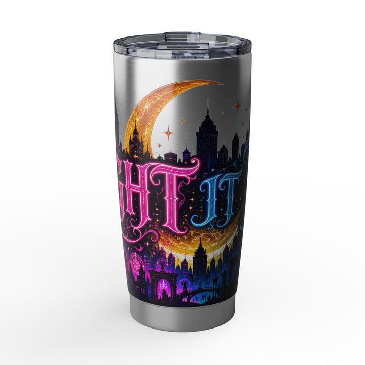 Night City Vagabond 20oz Tumbler | Moonlit Skyline Stanley-Style Travel Mug
