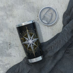 Celestial Compass Vagabond 20oz Tumbler | Astrology Travel Mug for Readers & Wanderers