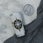 Celestial Compass Vagabond 20oz Tumbler | Astrology Travel Mug for Readers & Wanderers