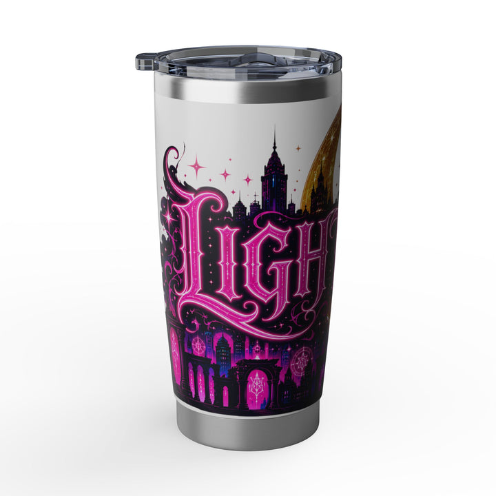 Night City Vagabond 20oz Tumbler | Moonlit Skyline Stanley-Style Travel Mug