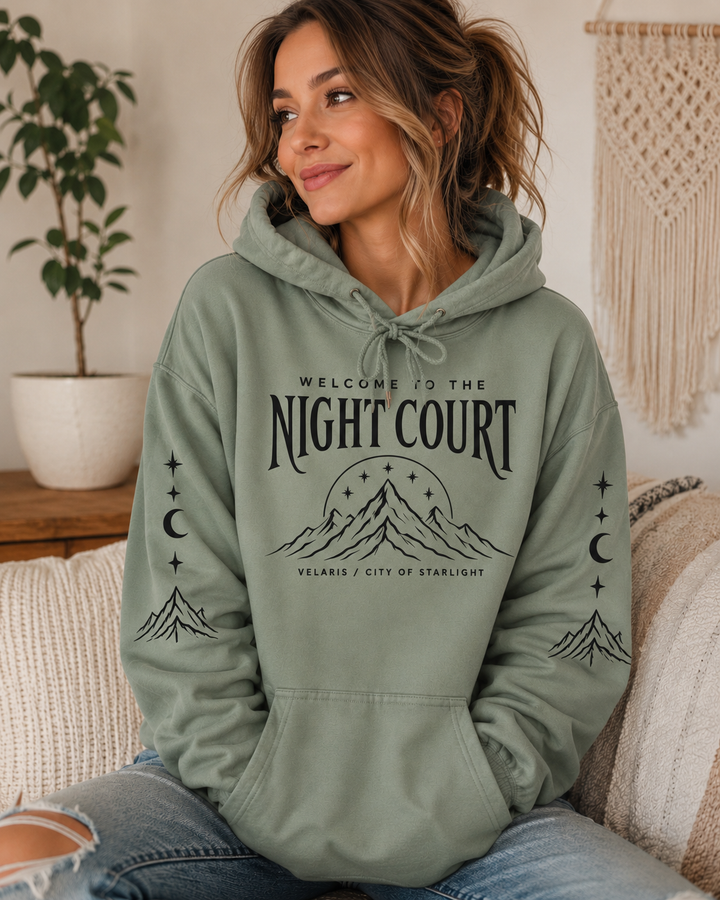 Welcome to the Night Court Gildan Softstyle Hoodie – ACOTAR