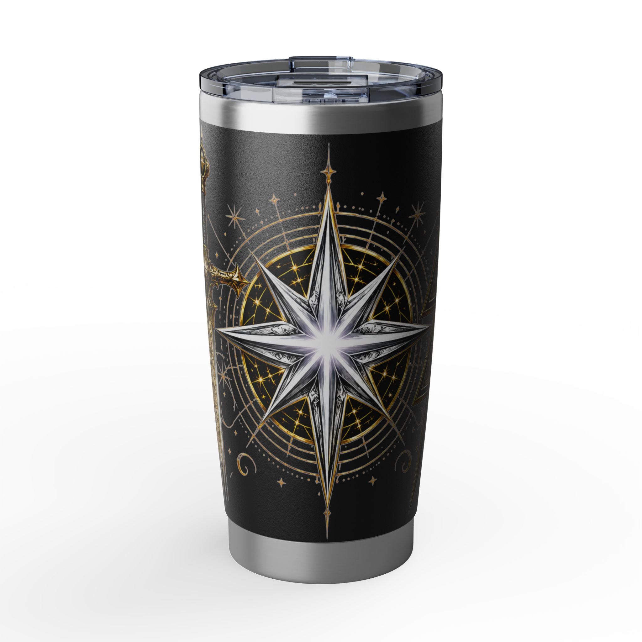 Celestial Compass Vagabond 20oz Tumbler | Astrology Travel Mug for Readers & Wanderers