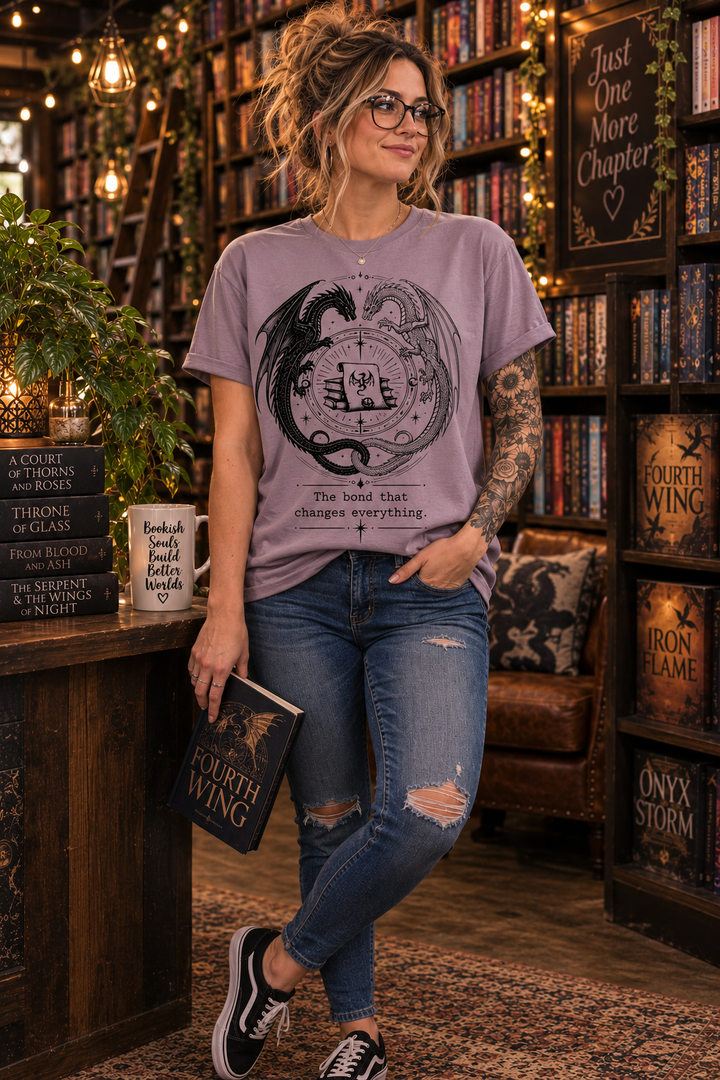 Empyrean Series Inspired T-Shirt | Rebecca Yarros Book Merch