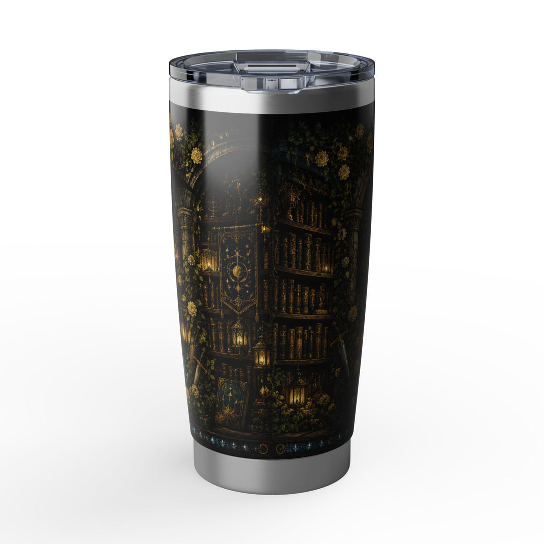 Dark Academia Dragon Moon Tumbler — Bookish Gift for Fantasy Readers