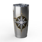 Celestial Compass Vagabond 20oz Tumbler | Astrology Travel Mug for Readers & Wanderers