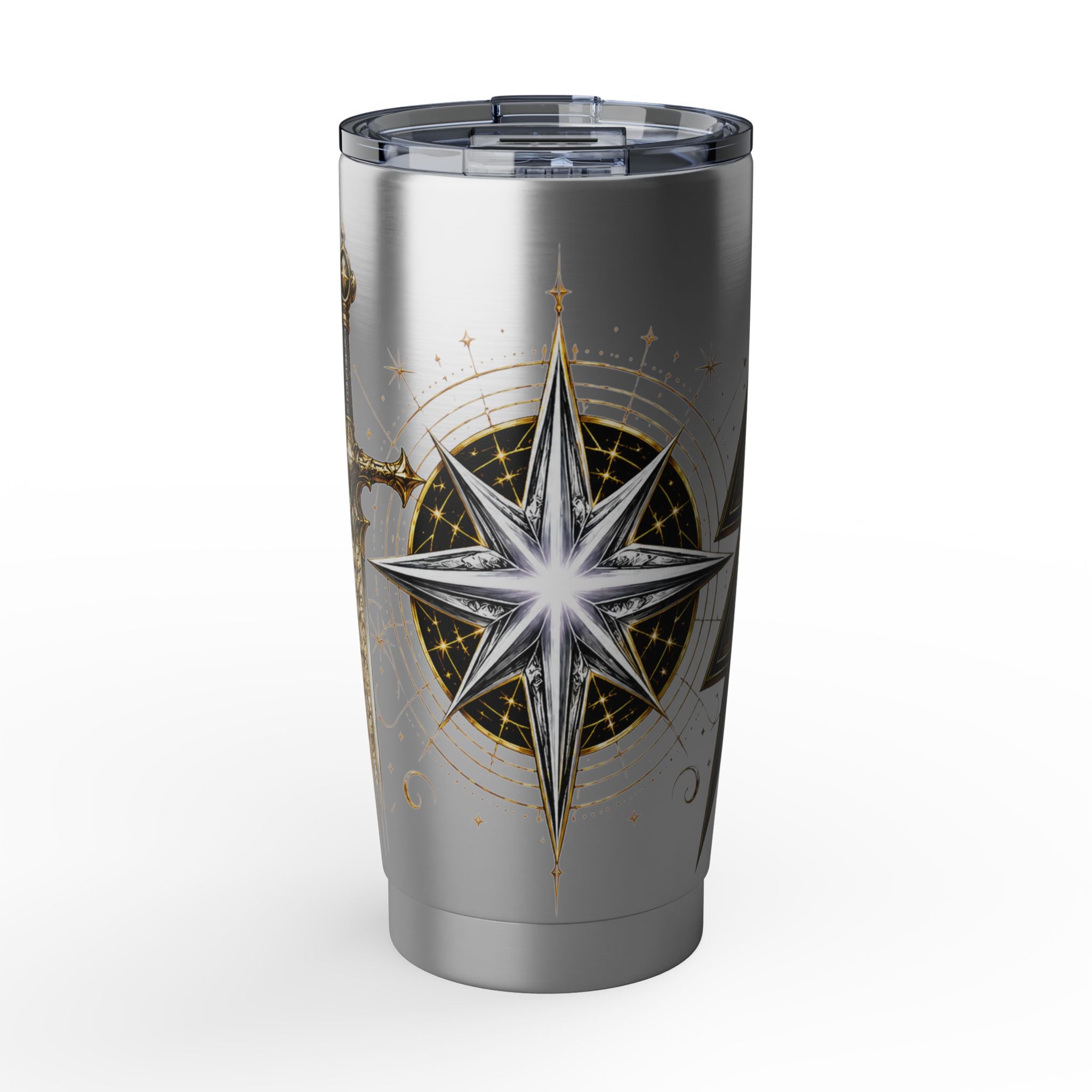 Celestial Compass Vagabond 20oz Tumbler | Astrology Travel Mug for Readers & Wanderers
