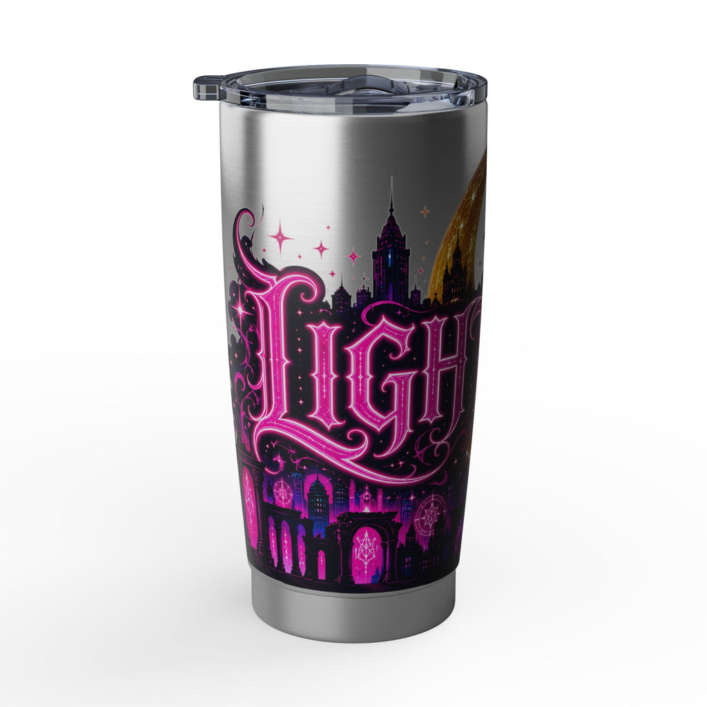 Night City Vagabond 20oz Tumbler | Moonlit Skyline Stanley-Style Travel Mug