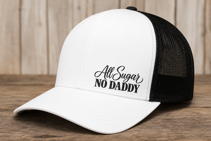 All Sugar No Daddy Mesh Cap 🧢 Funny Women&