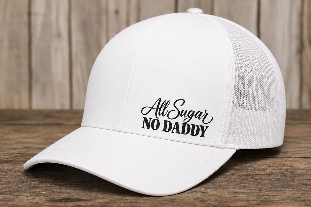 All Sugar No Daddy Mesh Cap 🧢 Funny Women&