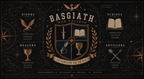 Basgiath Crest Stainless Steel Water Bottle — Adventure Compass & Shield Design