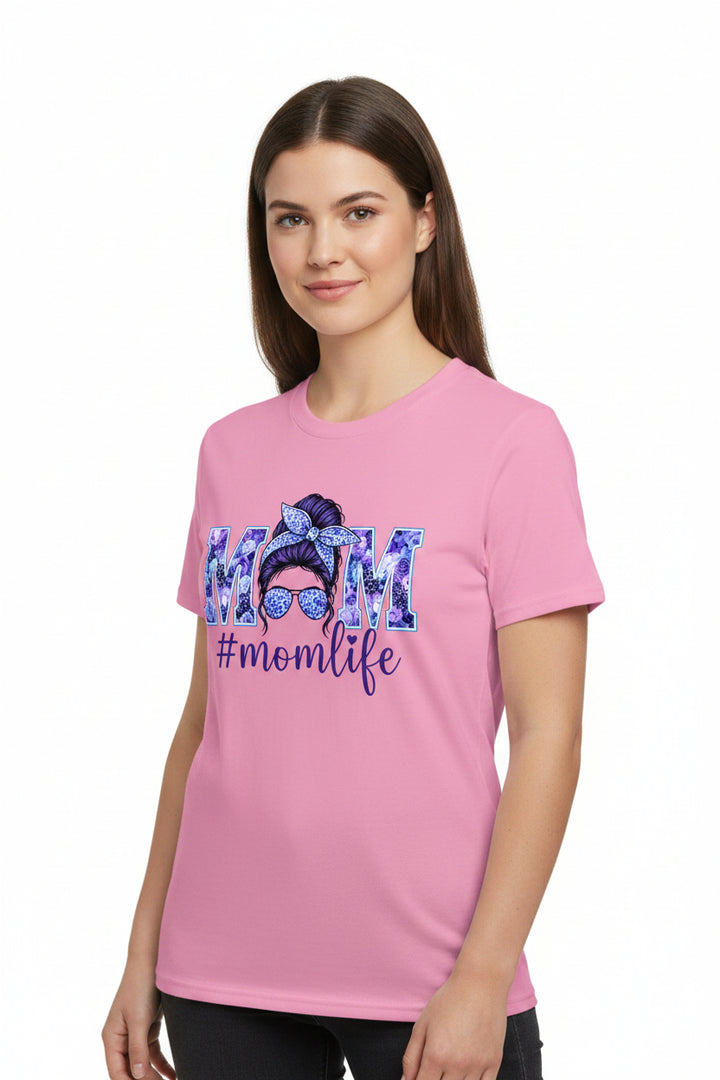Pink t-shirt with &