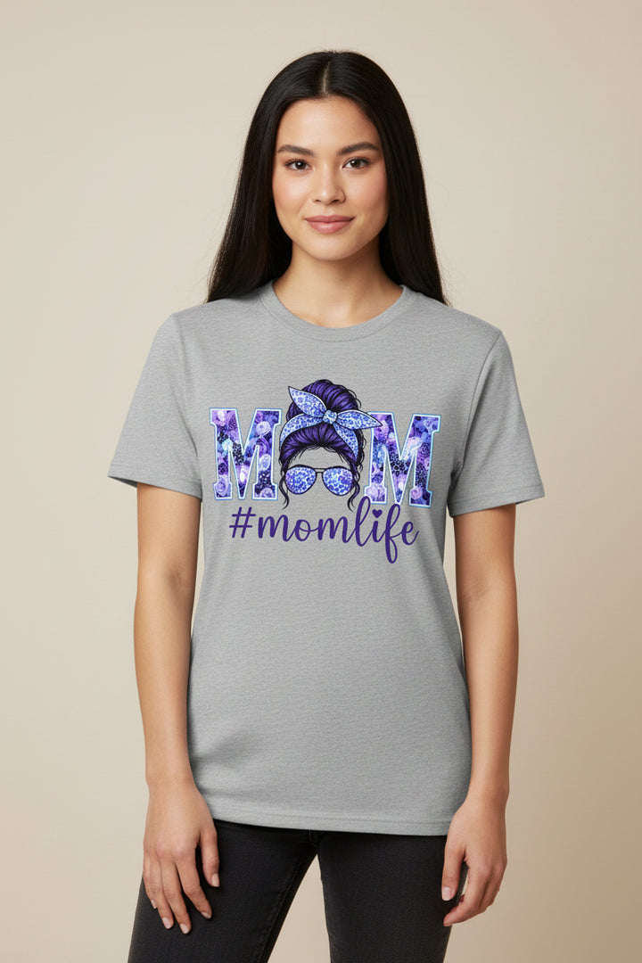 Gray t-shirt with &